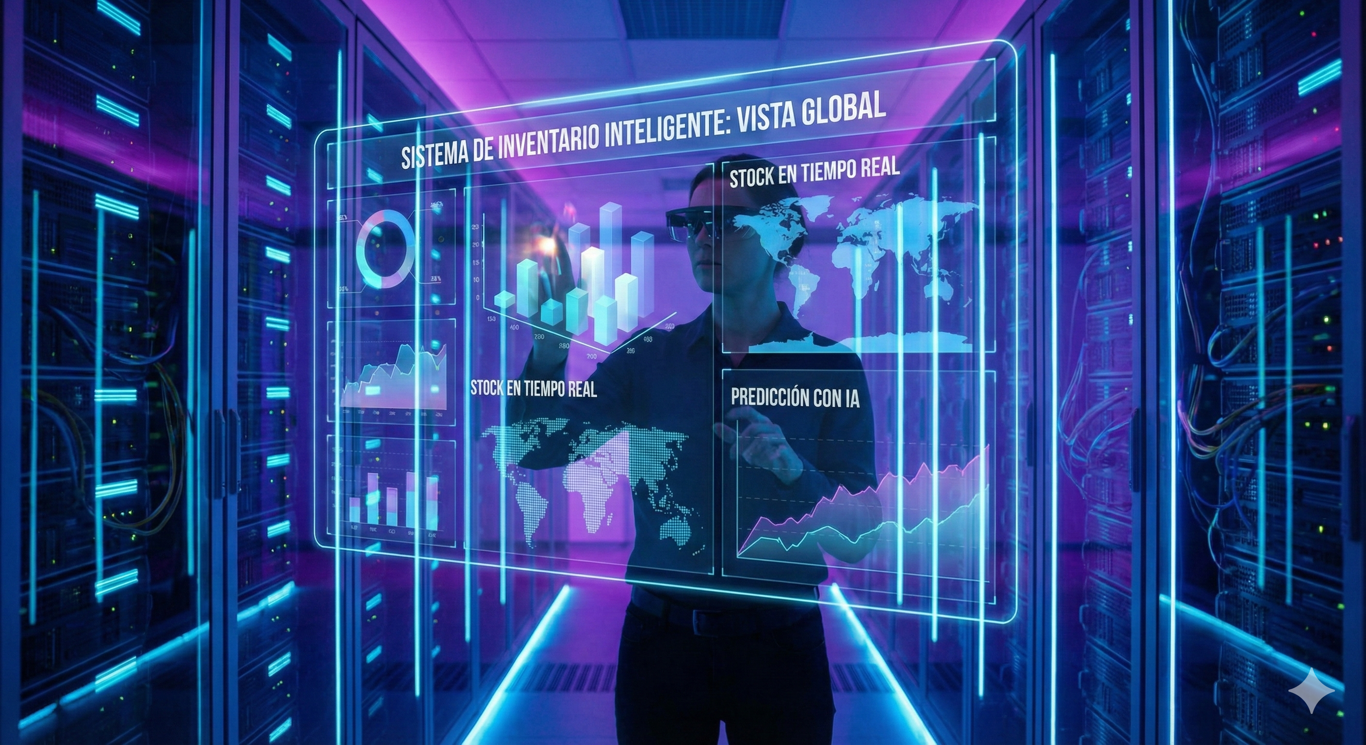 Dashboard moderno de gestión de inventario con analíticas